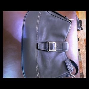 Black Leather Satchel